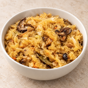 (1 KG)  SAUTEED SAURKRAUT & MUSHROOMS
